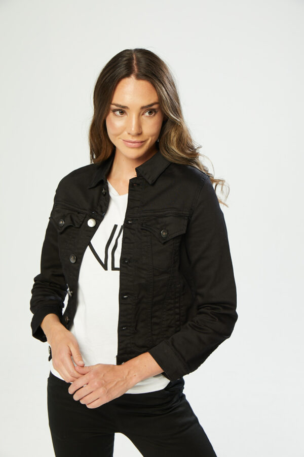 New London Jeans-Hornsey HB Denim Jacket -Black - Image 2