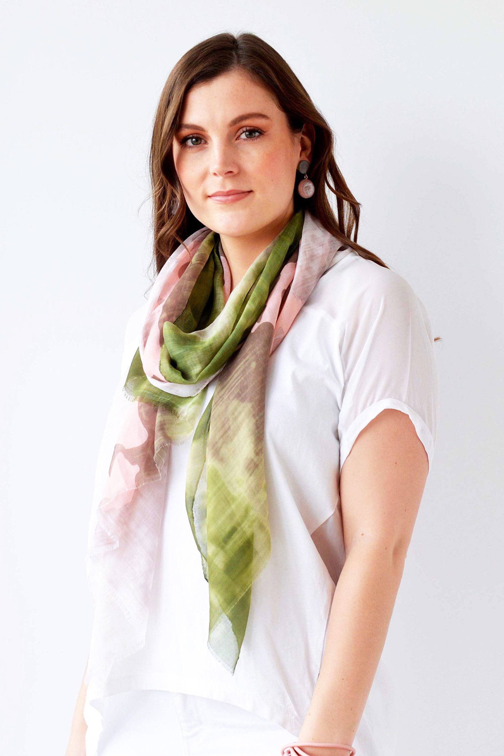 SCARF - SC683 Digital Print Water Wave Scarf - Frontline Designer ...