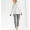 MARCO POLO - YTMW24419 Long Sleeved Longline Essential Shirt - White - Image 2
