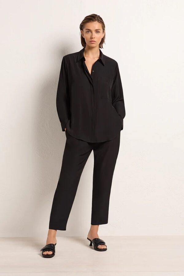 MELA PURDIE - F67 7741 Single Pocket Shirt White - Image 8