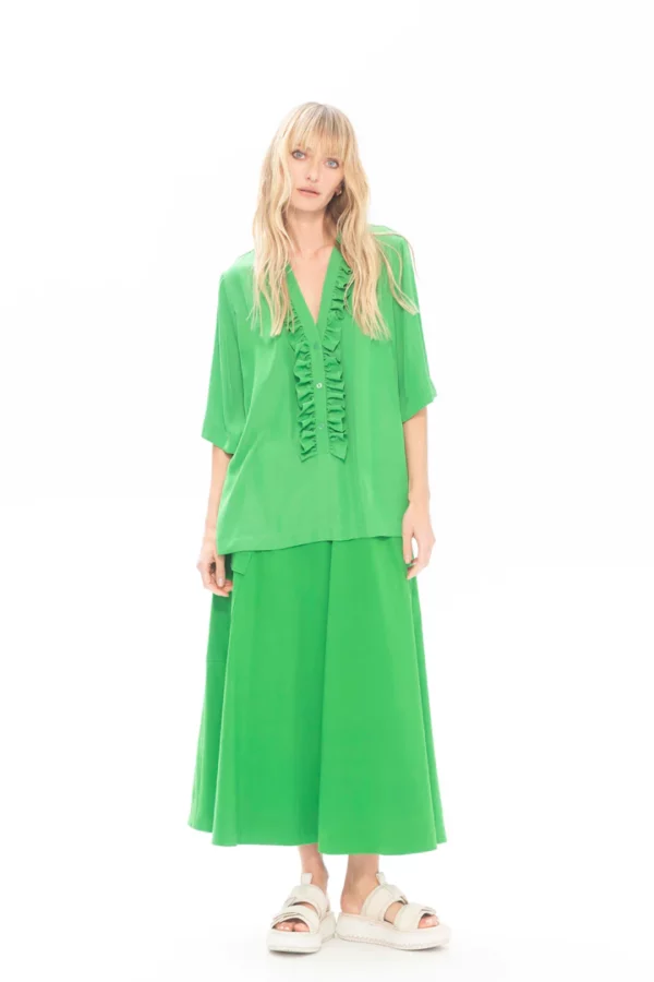 MELA PURDIE - F67 8197 Frill Edge Plaza Top - Image 2