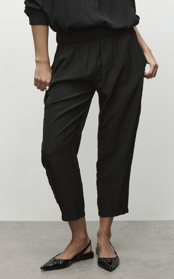 MELA PURDIE - F67 1615 Soft Capri Pant Black