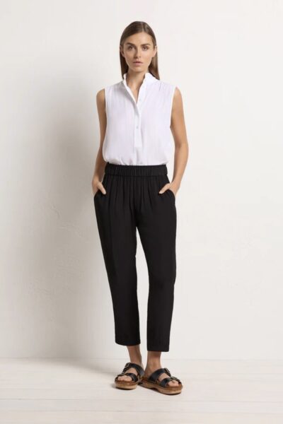 MELA PURDIE - F67 1615 Soft Capri Pant Black