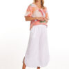 MARCO POLO - YTMS48220 3/4 Tulip Linen Pant White