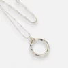 NECKLACE - L1836NG Gold Ring with Ball - Image 2
