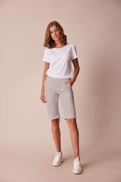 LANIA - 2790 LTL Cuffed Short - Stone