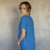 MAZU - All You Need Cuff Tee - Ibiza Blue - Image 6