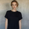 MAZU - All You Need Cuff Tee -Black