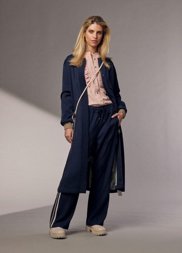MADLY SWEETLY - MS1238 Matrix Coat Navy - Image 2