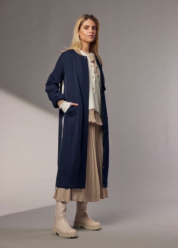 MADLY SWEETLY - MS1238 Matrix Coat Navy