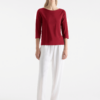 MELA PURDIE-Relaxed Boat Neck F01 2630 CHILLI