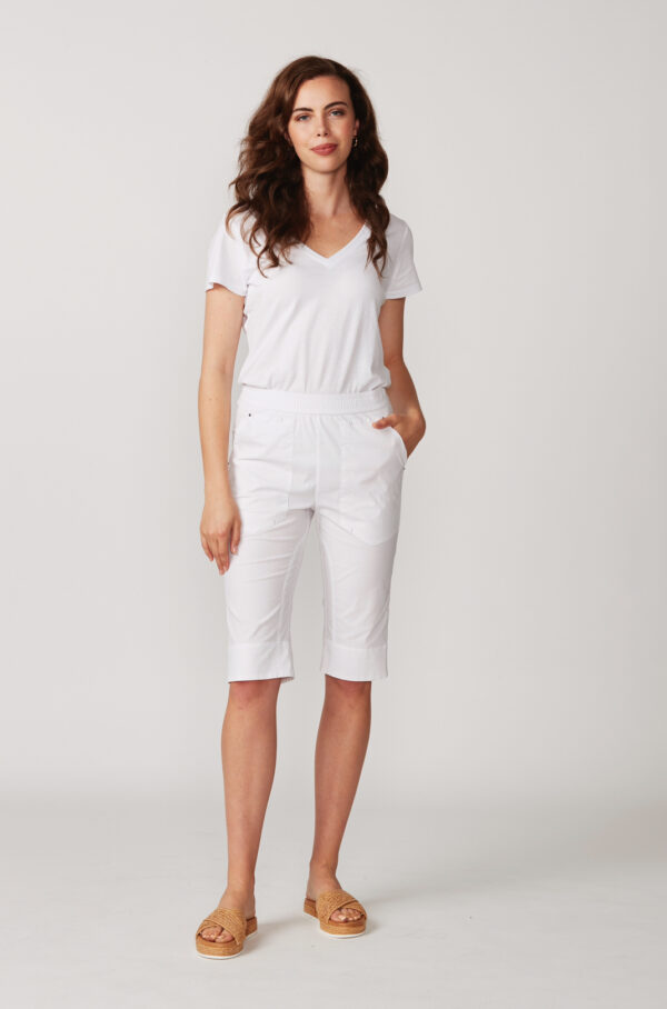 LANIA - 2790 LTL Cuffed Short- White