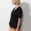 ZAKET & Plover - V Neck T ZP6646 - Black - Image 2
