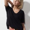 ZAKET & Plover - V Neck T ZP6646 - Black