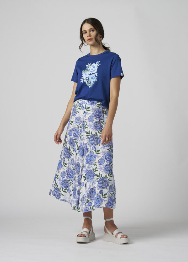 Madly Sweetly -Sweet Tee MS1390 - Cobalt Rose