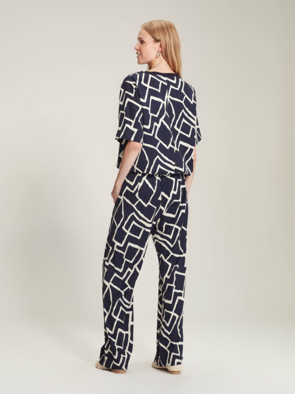 Sills - Dea Print Top 12534.2 - Navy Print - Image 4