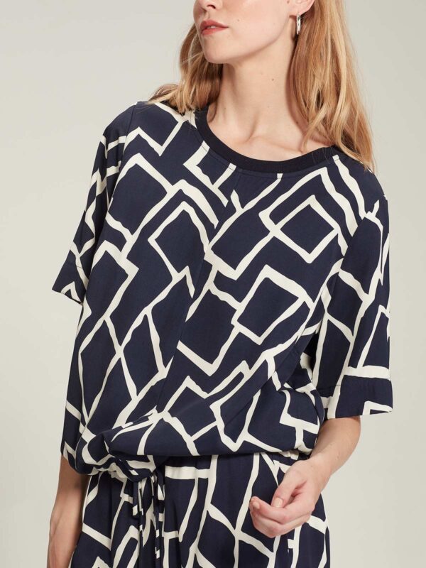 Sills - Dea Print Top 12534.2 - Navy Print