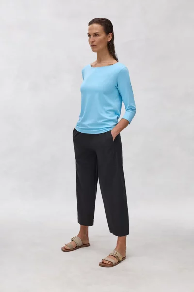 Mela Purdie - Relaxed Boat Neck - Capri F01 2630