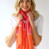 Archer-SC759 Scarf pink/0range - Image 2