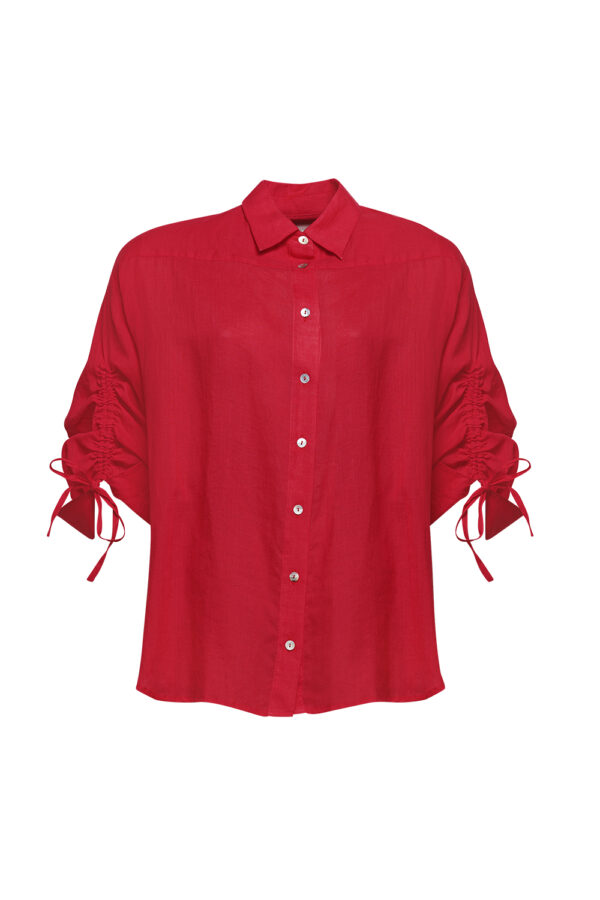Madly Sweetly - Colourwheel Shirt MS1411PL - Red - Image 2