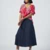 Madly Sweetly - Garden Party Top MS1415 - Red Multi
