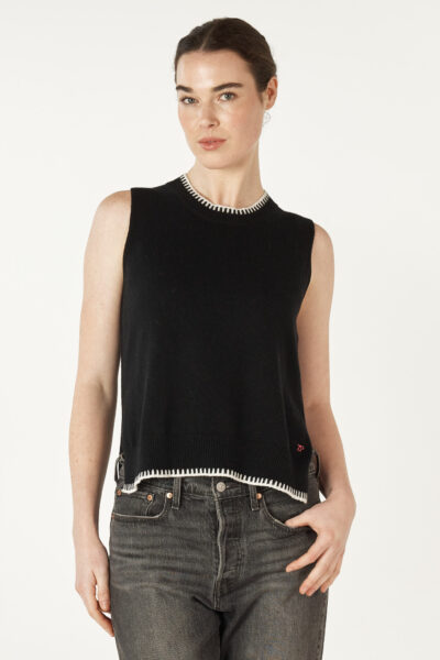 ZAKET & Plover - Essential Two Tone Vest ZP7156 - Black