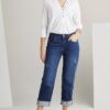 Lania- Legal Wide Jean 3475A - Indigo