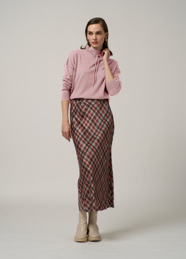 Madly Sweetly - Everywhere Drawstring Sweater MSK2521 - Dusky Pink