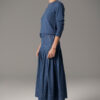 POL - Reece Denim Skirt PP5220 - Blue Wash - Image 3