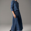 POL - Reece Denim Skirt PP5220 - Blue Wash - Image 5