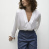 MELA PURDIE - Ribbon edge Shirt F678627 White - Image 2