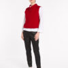Marco Polo - Lightweight Boiled Wool Knit YTMP3597 - Crimson - Image 4