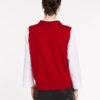 Marco Polo - Lightweight Boiled Wool Knit YTMP3597 - Crimson - Image 3