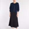 Marco Polo - Fluffy Knit Bomber YTMP3599 - Navy - Image 2