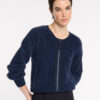 Marco Polo - Fluffy Knit Bomber YTMP3599 - Navy