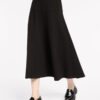 Marco Polo - Fit and Flare Ponte Skirt YTMP5043 - Black - Image 2