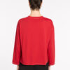 Marco Polo - Topstitched Tee YTMP7488 - Crimson - Image 4