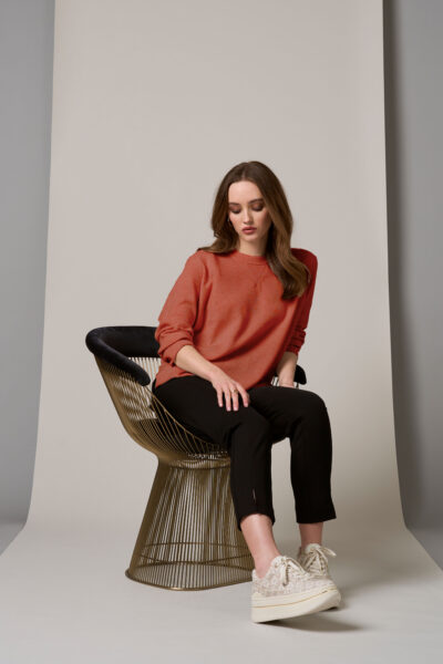 LOOBIES STORY -LSK2526 Juniper Sweater (Persimmon Marle)