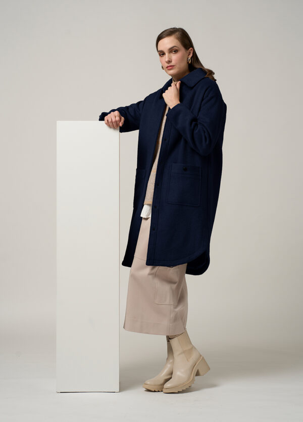 Madly Sweetly - Sleuth Coat MS1555 - Navy - Image 5