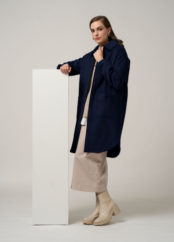 Madly Sweetly - Sleuth Coat MS1555 - Navy - Image 3