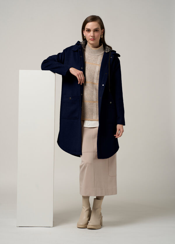 Madly Sweetly - Sleuth Coat MS1555 - Navy