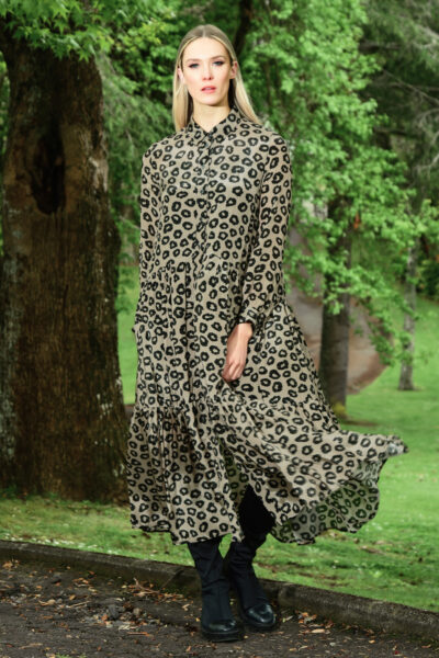 Curate by Trelise Cooper - Head To Toe Dress - Beige Leopard