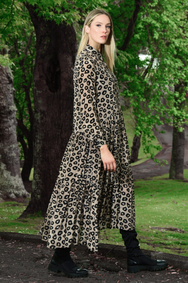 Curate by Trelise Cooper - Head To Toe Dress - Beige Leopard - Image 2