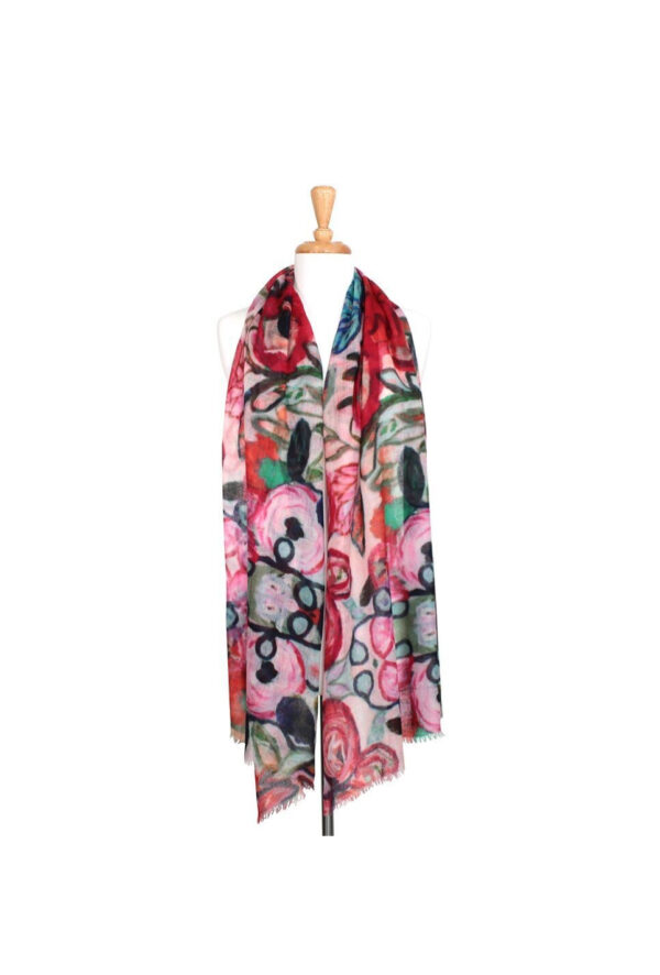 D LUX - Fleur Floral print Merino/Silk - Image 2
