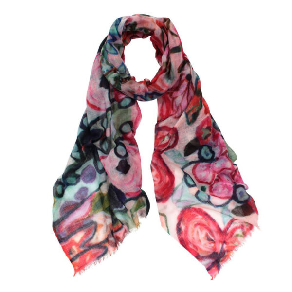 D LUX - Fleur Floral print Merino/Silk - Image 5
