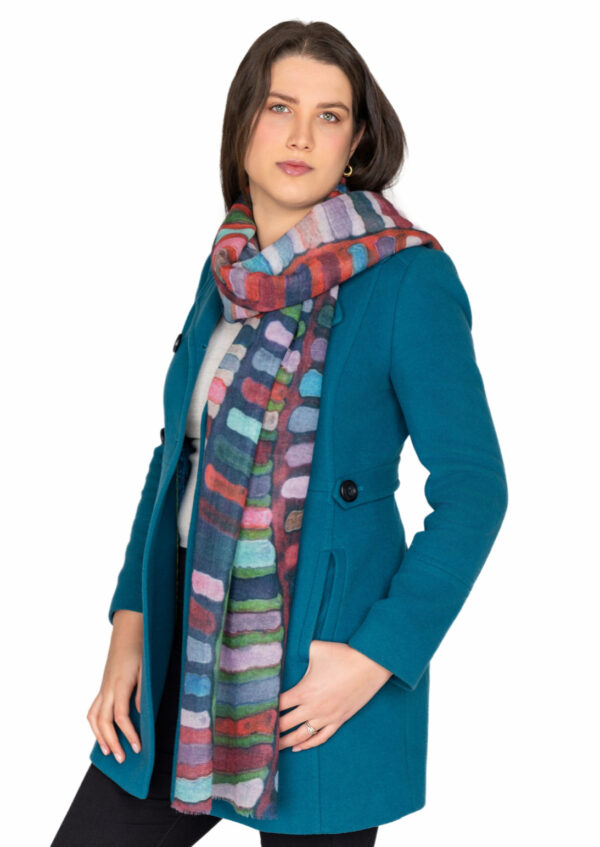 D LUX- Jumble Merino Wool Scarf - Image 3