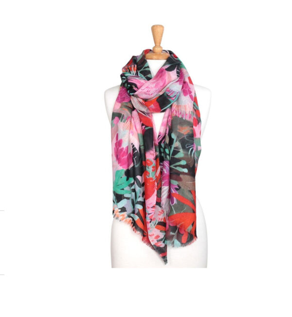 D~LUX -Protea Flower Silk/Merino Wool Scarf - Image 4