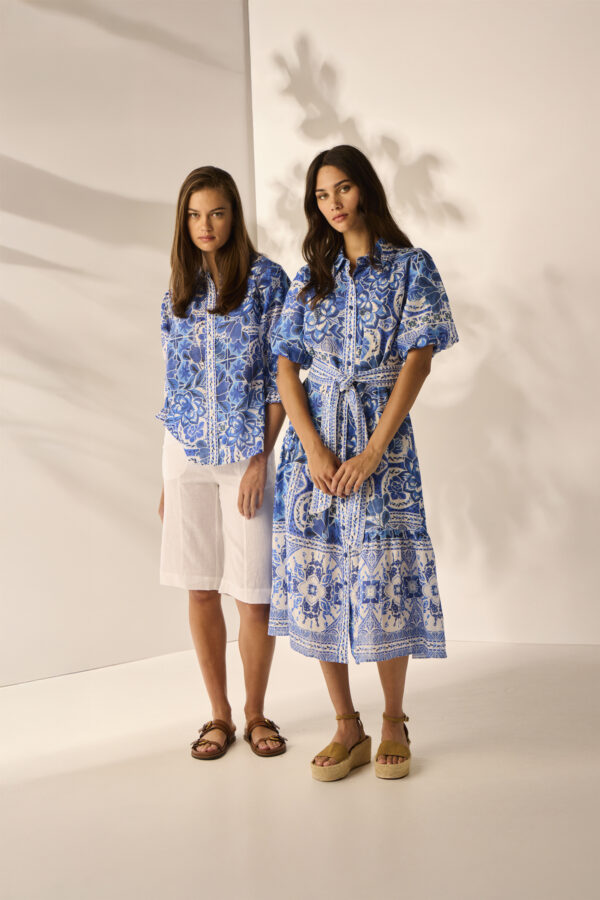 Lania - Porto Shirt LA3820 - Porto Print - Image 3