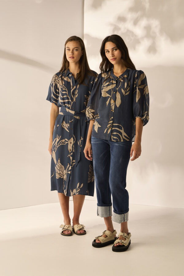 Lania - Chino Shirt LA3840 - Steel - Image 5