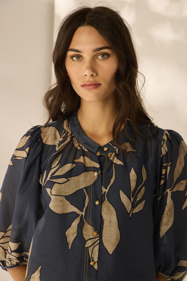 Lania - Chino Shirt LA3840 - Steel - Image 3